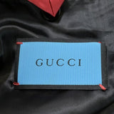 Gucci, Red x Navy x Black, Men's Blouson, Rayon Silk Blend, Red x Navy x Black