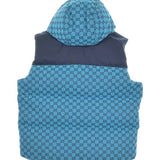 Gucci, Blue x Navy, Men's Down Jacket, Cotton Polyester Blend, Blue x Navy