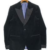 Gucci, Black, Men's Tailored Jacket, Cotton Rayon Blend, Black