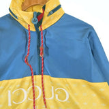 Gucci, Blue x Yellow x Purple, Men's Mountain Parka Blouson, Acetate, Blue x Yellow x Purple