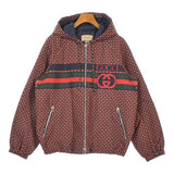 Gucci, Red x Orange x Navy, Men's Blouson, Nylon, Red x Orange x Navy