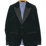 Gucci, Black, Men's Tailored Jacket, Cotton Rayon Blend, Black