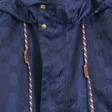 Gucci, Navy, Men's Mountain Parka Blouson, Nylon, Navy