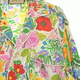 Gucci, White x Pink x Blue, Women's Casual Jacket, Silk, White x Pink x Blue