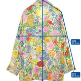 Gucci, White x Pink x Blue, Women's Casual Jacket, Silk, White x Pink x Blue