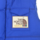 Gucci, Blue, Men's Down Jacket, Nylon, Blue