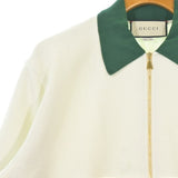 Gucci, Green x White x Red, Blouson, Cotton, Green x White x Red