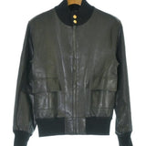 Gucci, Black, Men's Blouson, Sheepskin Leather, Black