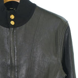Gucci, Black, Men's Blouson, Sheepskin Leather, Black