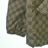 Gucci, Beige x Gray x Orange, Men's Centum Print Down Jacket, Nylon, Beige x Gray x Orange