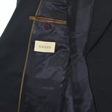 Gucci, Navy Blue, Men's Tailored Jacket, Wool, Navy Blue