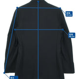 Gucci, Navy Blue, Men's Tailored Jacket, Wool, Navy Blue