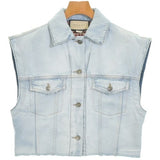 Gucci, Blue, Women's Denim Jacket, Cotton, Blue