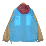 Gucci, Light Blue x Beige x Burgundy, Men's Blouson, Nylon, Light Blue x Beige x Burgundy