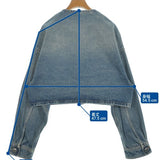 Prada, Blue (Denim), Women's Denim Jacket, Cotton, Blue (Denim)