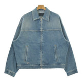 Prada, Indigo Denim, Men's Denim Blouson Jacket, Cotton, Indigo Denim