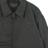 Prada, Black, Men's Blouson Jacket, Nylon/Camel, Black