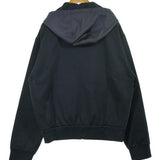 Prada, Navy Blue, Men's Blouson Jacket, Cotton/Nylon, Navy Blue