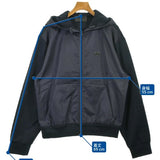 Prada, Navy Blue, Men's Blouson Jacket, Cotton/Nylon, Navy Blue