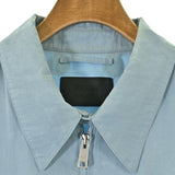 Prada, Light Blue, Men's Blouson Jacket, Cotton, Light Blue