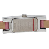 Gucci watch 3900L quartz pink dial stainless steel nylon leather women's