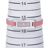 Gucci watch 3900L quartz pink dial stainless steel nylon leather women's