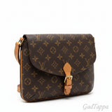 Louis Vuitton Monogram Musette Tango Short Shoulder Bag M51257 Brown PVC Leather - Pre-Owned
