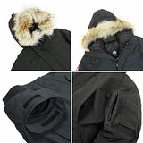 Canada Goose Chilliwack Bomber, Hooded Down Jacket, Arctic Tech Polyester Cotton Nylon Duck Down Coyote Fur