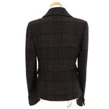 Chanel, Size 36, 02A Tweed Jacket, Wool/Calfskin, 36