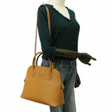 Hermes Bolide 31 Chevre Natural Sable Gold Hardware 2-Way Bag Hermes Shoulder Bag - Pre-owned