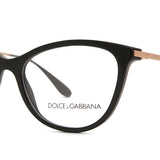 Dolce & Gabbana DG3258 501 Brëll mat voller Fassung a Schwaarz fir Fraen
