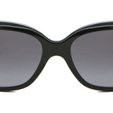 Ray-Ban RB4101 Jackie Ohh Polarized 601/T3 Full Rim Sunglasses for Women in Shiny Black