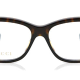 Gucci GG0278O 012 Vollrandbrëll fir Dammen a Schildpattoptik