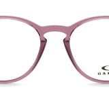 Oakley OY8017 ROUND OFF (Youth Fit) 801705 Full Rim Eyeglasses, Transparent Indigo, Women's, Ladies' Eyeglasses, Glasses, Frame, Fashion Glasses