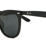 Ray-Ban RB4379D Asian Fit 601/87 Full Rim Sunglasses, Black, Unisex, Men's & Women's