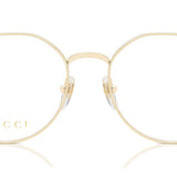 Gucci GG1145O 001 Full Rim Gold Women's Eyeglasses (, )