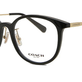 Coach HC6160D asiatesch Passform 5002 Vollrandbrëll fir Dammen a Schwaarz (, )