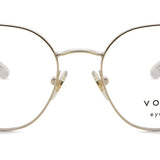 Vogue Eyewear VO4178 848 lunettes de vue pour femme à monture cerclée or pâle