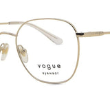 Vogue Eyewear VO4178 848 lunettes de vue pour femme à monture cerclée or pâle