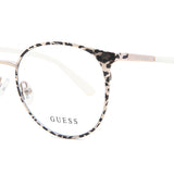 Guess GU2913 033 Full Rim Gold Pattern Black Women's Eyeglasses (, )