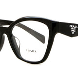 Prada PR 20ZVF asiatesch Passform 16K1O1 Vollrandbrëll fir Dammen a Schwaarz