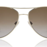 Burberry BE3080 1145T5 Full Rim Light Gold Women's Sunglasses (UV Category 3)