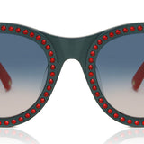 Bally BY2069 05 Vollrandsonnenbrille für Damen, Blau. [UV-Kategorie 0]