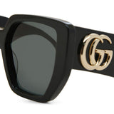 Gucci GG0956S 003 Full Rim Black Women's Sunglasses (UV Category 3)