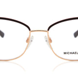 Michael Kors MK3012 ADRIANNA IV 1108 Full Rim Eyeglasses in Matte Cordivan/Rose Gold - Women's