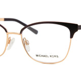 Michael Kors MK3012 ADRIANNA IV 1108 Full Rim Eyeglasses in Matte Cordivan/Rose Gold - Women's
