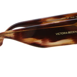 Victoria Beckham VB652S 227 solbriller med hel innfatning, mørkebrunt horn, for kvinner