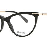 Max Mara MM5049 001 Full Rim Shiny Black Women's Eyeglasses (, )