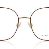 Ralph Lauren RL5120 asiatesch Passform 9450 Vollrandbrëll, Donkelbrong Gold, fir Dammen
