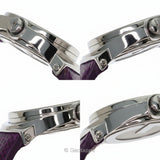 Gucci 6600L Turn-Face Watch Stainless Steel/Leather Women's